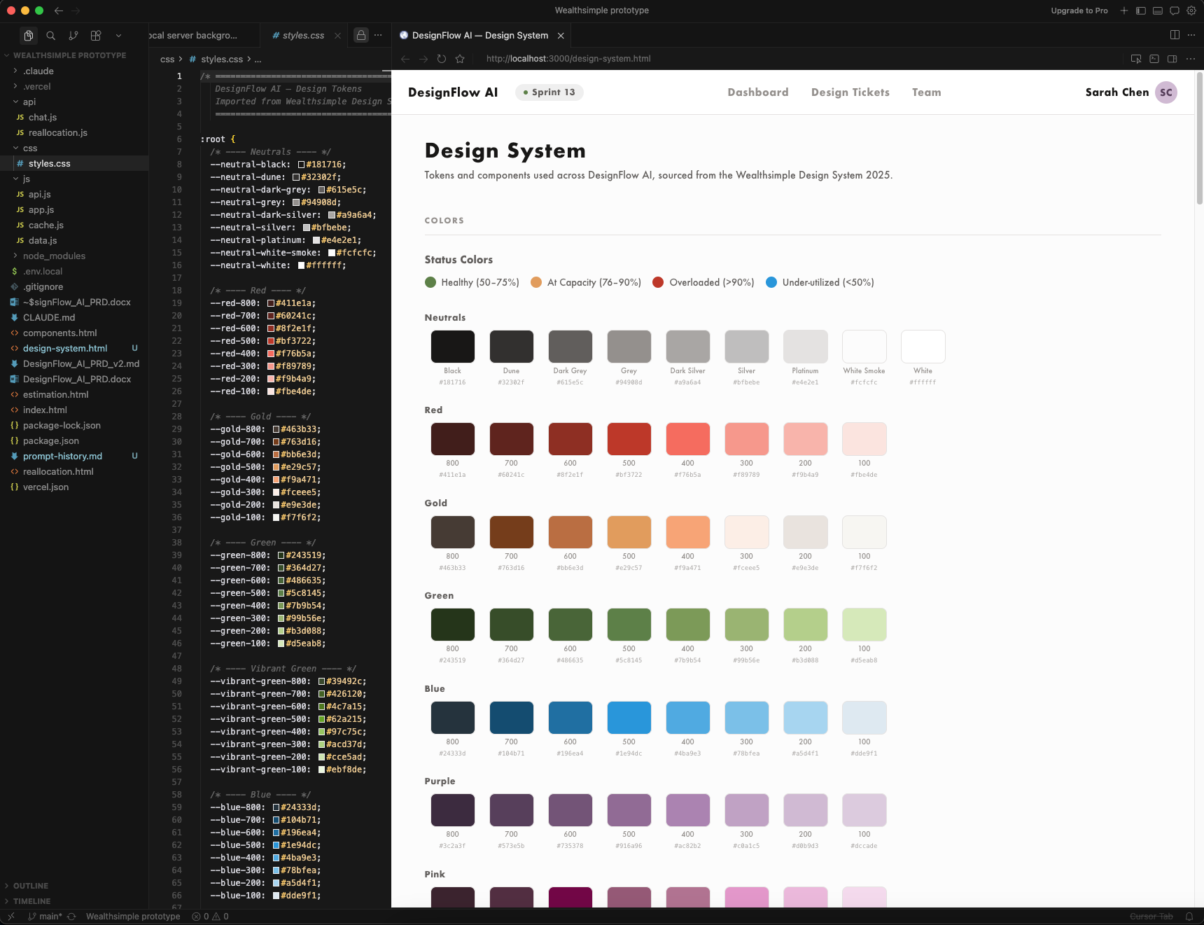 Placeholder — Design tokens imported into Claude Code