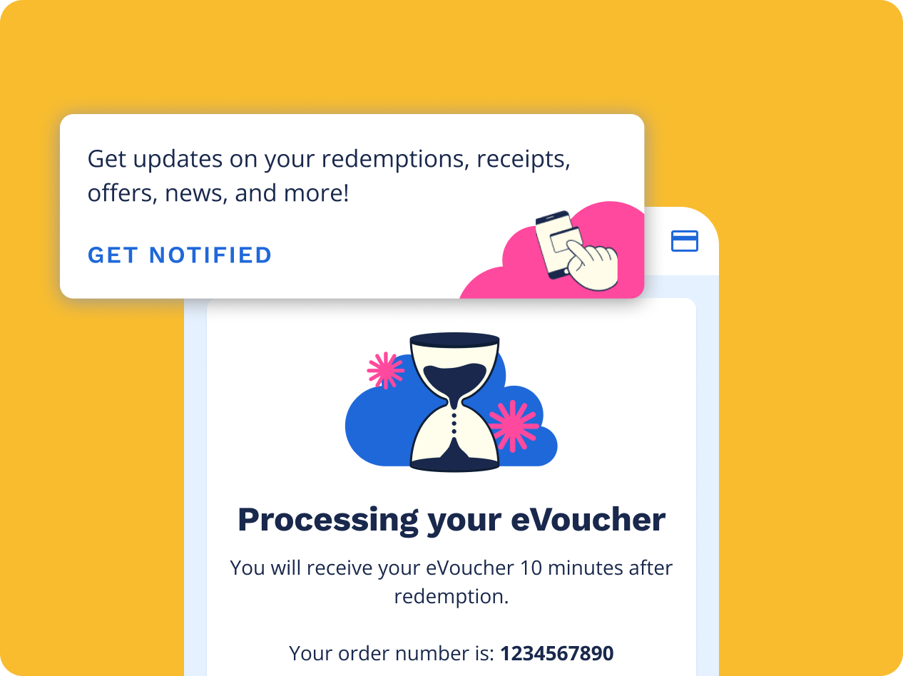 evoucher notifications