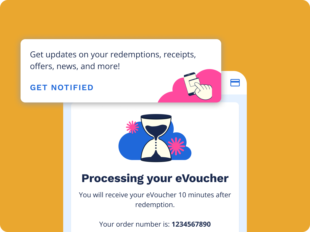 evoucher notifications